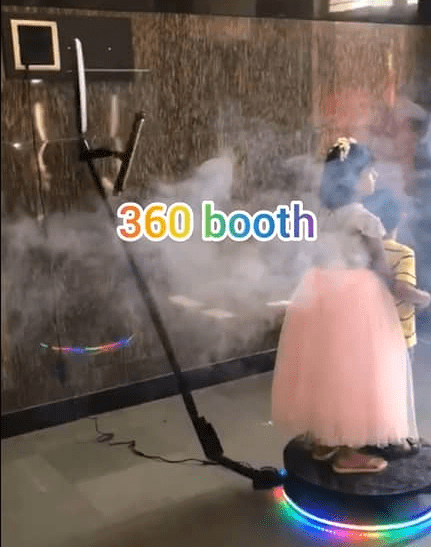 360 photo booth on rent